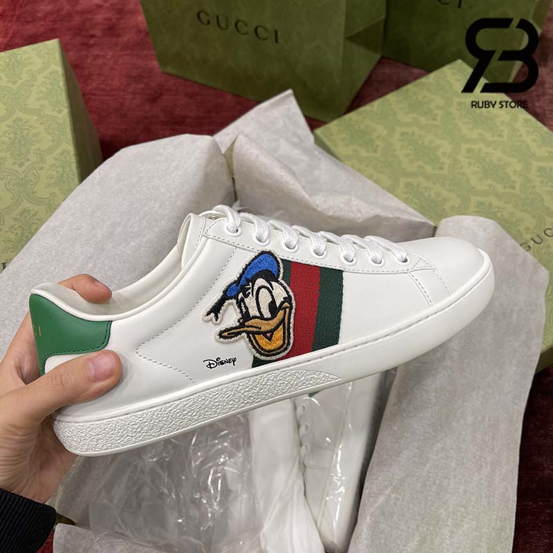 Giày Gucci Ace x Disney Donald Duck Best Quality 