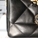 Túi Chanel 19 Flap Bag Black Đen Da Cừu Best Quality 26 CM