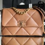 Túi Chanel 19 Flap Bag Brown Nâu Da Lambskin Best Quality 26 CM