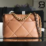 Túi Chanel 19 Flap Bag Brown Nâu Da Lambskin Best Quality 26 CM