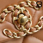 Túi Chanel 19 Flap Bag Brown Nâu Da Lambskin Best Quality 26 CM