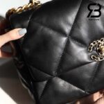 Túi Chanel 19 Flap Bag Large Black Đen Da Cừu Khóa Vàng Best Quality 30 CM