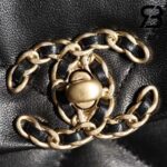 Túi Chanel 19 Flap Bag Large Black Đen Da Cừu Khóa Vàng Best Quality 30 CM