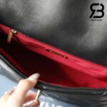 Túi Chanel 19 Flap Bag Large Black Đen Da Cừu Khóa Bạc Best Quality 30 CM