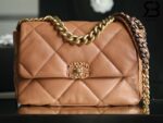 Túi Chanel 19 Flap Bag Brown Large Nâu Da Cừu Best Quality 30 CM