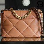 Túi Chanel 19 Flap Bag Brown Large Nâu Da Cừu Best Quality 30 CM
