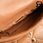 Túi Chanel 19 Flap Bag Brown Large Nâu Da Cừu Best Quality 30 CM