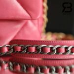 Túi Chanel 19 Flap Bag Rose Pink Da Cừu Best Quality 26 CM