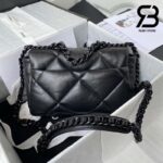 Túi Chanel 19 Flap Bag So Black Da Cừu Siêu Cấp