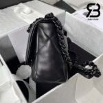 Túi Chanel 19 Flap Bag So Black Da Cừu Siêu Cấp