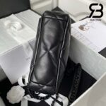 Túi Chanel 19 Flap Bag So Black Da Cừu Siêu Cấp