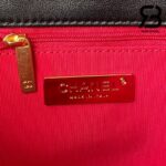 Túi Chanel 19 Flap Bag So Black Da Cừu Siêu Cấp