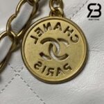 Túi Chanel 22 Shopping White Da Bê Siêu Cấp