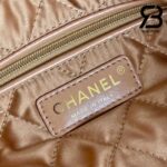 Túi Chanel 22 Shopping Bag Brown Caramel Da Bê Siêu Cấp 38 CM