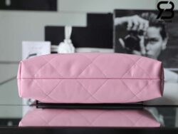Túi Chanel 22 Shopping Bag Pink Hồng Da Bê Best Quality 38 CM