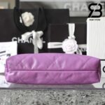 Túi Chanel 22 Shopping Bag Purple Tím Da Bê Best Quality 38 CM