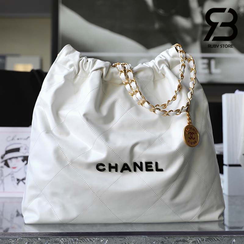 Túi Chanel da mềm cao cấp Large Handbag Lambskin