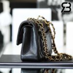 Túi Chanel Classic Small Black Da Caviar Khóa Vàng Best Quality