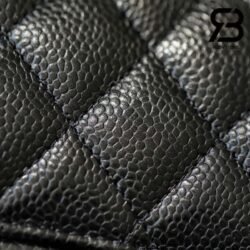 Túi Chanel Classic Small Black Da Caviar Khóa Bạc Best Quality