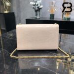 Túi YSL Kate Medium Crocodile Embossed Beige Gold Da Bê Best Quality