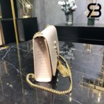 Túi YSL Kate Medium Crocodile Embossed Beige Gold Da Bê Best Quality