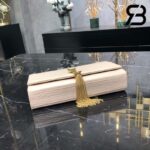 Túi YSL Kate Medium Crocodile Embossed Beige Gold Da Bê Best Quality