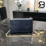 Túi YSL Kate Medium Crocodile Embossed Navy Da Bê Best Quality
