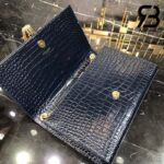 Túi YSL Kate Medium Crocodile Embossed Navy Da Bê Best Quality