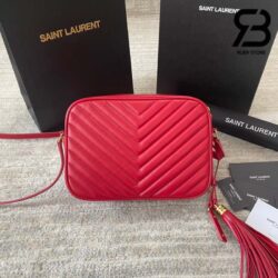 Túi YSL Lou Camera Bag Red Đỏ Da Bê Best Quality