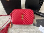 Túi YSL Lou Camera Bag Red Đỏ Da Bê Best Quality