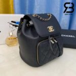 Ba lô Chanel Affinity Backpack Black Đen Khóa Vàng 25CM Best Quality