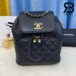 Ba lô Chanel Affinity Backpack Black Đen Khóa Vàng 25CM Best Quality