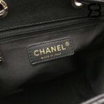 Ba lô Chanel Duma Backpack Black Đen Khóa Vàng Da Caviar 22CM Siêu Cấp