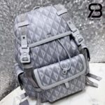 Ba Lô Dior Hit The Road Backpack Gray Xám Diamon 43CM Best Quality