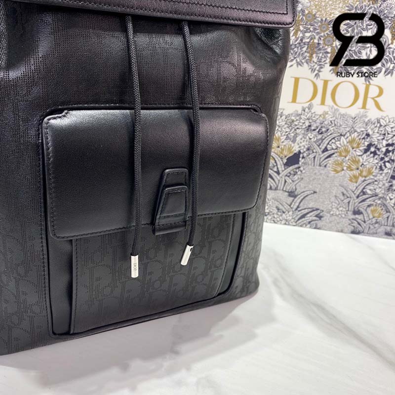 Ba Lô Dior Motion Backpack Oblique Galaxy Leather Màu Đen 31CM Best Quality