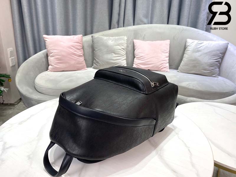 Ba Lô Dior Rider Backpack Oblique Galaxy Leather Màu Đen 30CM Best Quality