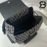 Ba Lô Dior Saddle Backpack Black Beige Đen Kem 41CM Best Quality