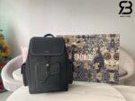 Ba Lô Dior Saddle Backpack Black Đen Chỉ Trắng Calfskin 41CM Best Quality