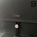 Ba Lô Dior Saddle Backpack Black Đen Chỉ Trắng Calfskin 41CM Best Quality