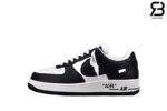 Giày Nike Air Force 1 Low Louis Vuitton Black White Đen Trắng Best Quality