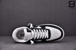 Giày Nike Air Force 1 Low Louis Vuitton Black White Đen Trắng Best Quality