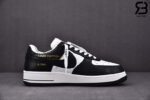 Giày Nike Air Force 1 Low Louis Vuitton Black White Đen Trắng Best Quality