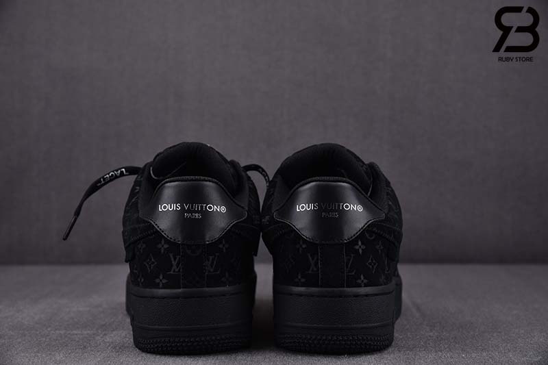 Giày Nike Air Force 1 Low Louis Vuitton Black Đen Full Best Quality