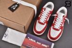 Giày Nike Air Force 1 Low Louis Vuitton White Red Trắng Đỏ Best Quality