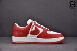 Giày Nike Air Force 1 Low Louis Vuitton White Red Trắng Đỏ Best Quality