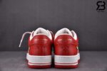 Giày Nike Air Force 1 Low Louis Vuitton White Red Trắng Đỏ Best Quality