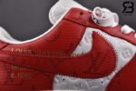 Giày Nike Air Force 1 Low Louis Vuitton White Red Trắng Đỏ Best Quality