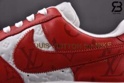Giày Nike Air Force 1 Low Louis Vuitton White Red Trắng Đỏ Best Quality