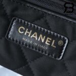 Túi Chanel 22 Handbag Black Gold Đen Vàng Da Bê 38CM Best Quality
