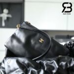 Túi Chanel 22 Large Handbag Black Gold Đen Vàng Da Bê 45CM Best Quality